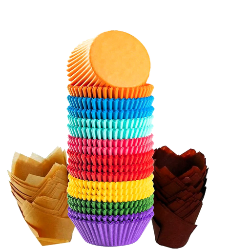 Cake Cup（packing with PVC cylinder）/ 40g Greaseproof paper / dia:50mm,unfold dia:110mm